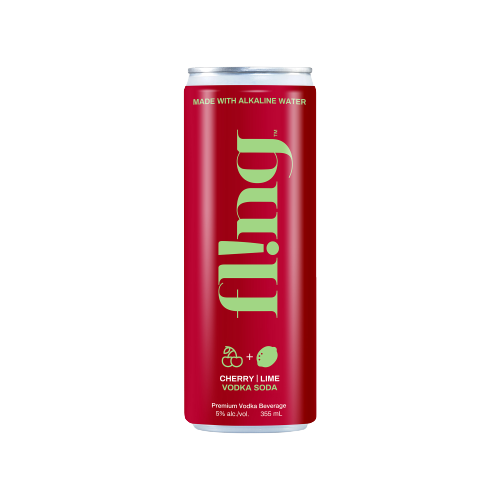 fl!ng Vodka Soda Cerise et Lime